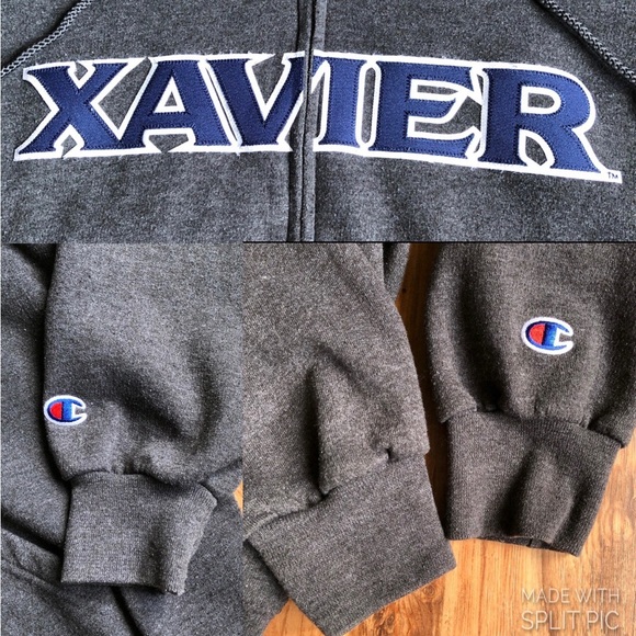 CHAMPION XAVIER Hoodie Jacket Long Sleeve Full Zip Small Gray Men’s UNISEX - Picture 5 of 16